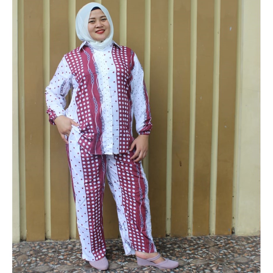 KALILA - PRISTY Big Size Setelan Wanita Oversize