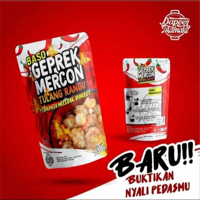 

Dapoer mamake baso aci geprek mercon