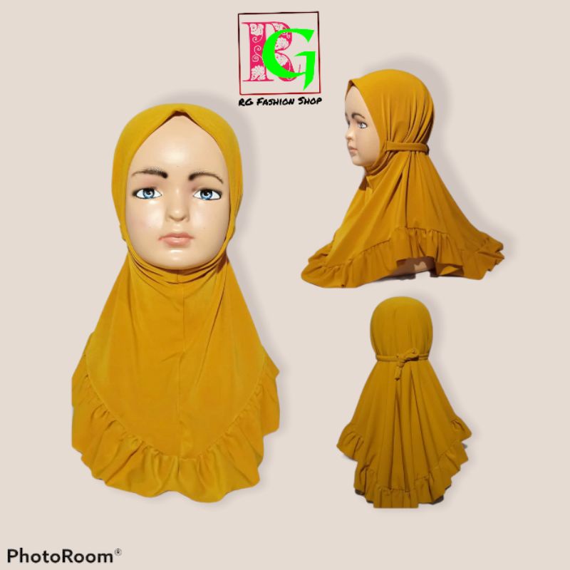 JILBAB ANAK JERSEY ZOYA MURAH/KERUDUNG ANAK MURAH