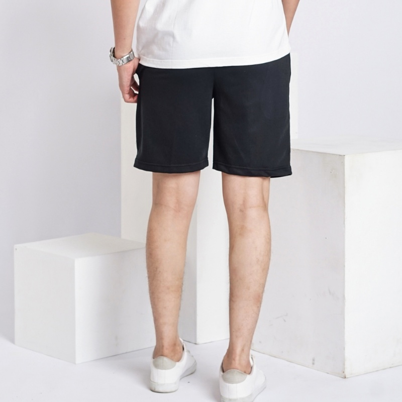 Short Sweatpants Celana Pendek Bokser Distro Pria Wanita Katun Polos Premium