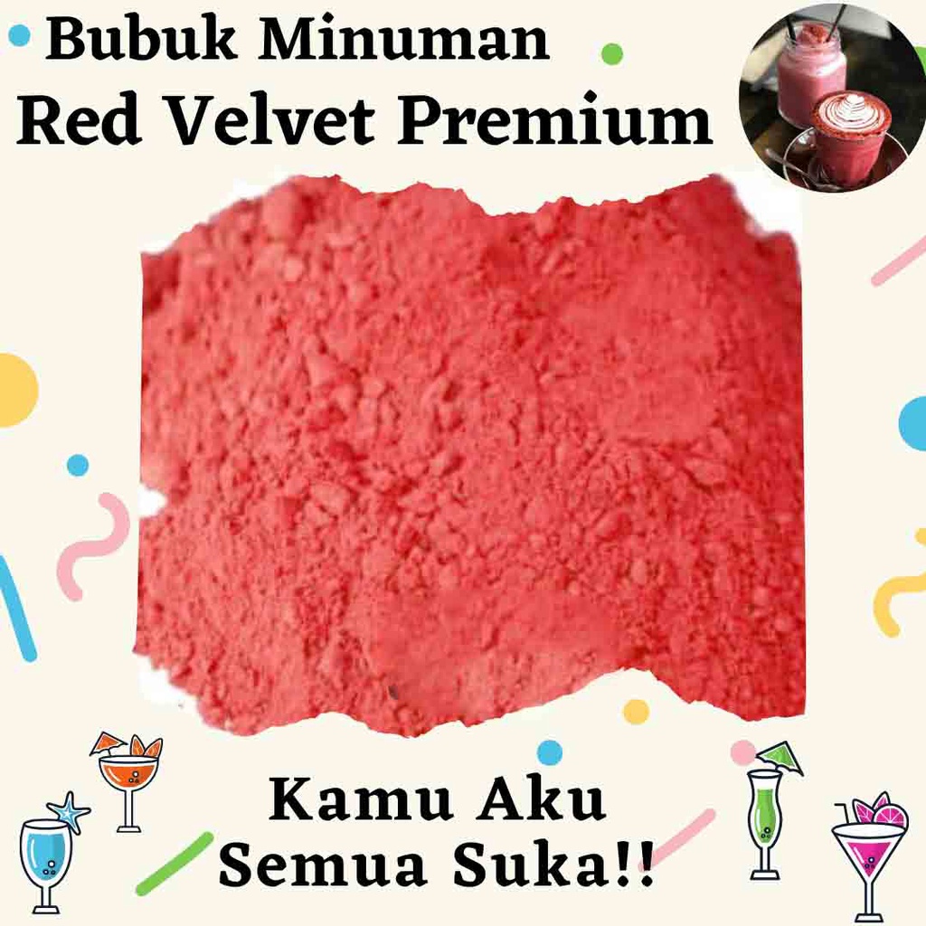 

Bubuk Minuman Rasa Red Velvet Premium 100 Gr Minuman Powder Red Velvet