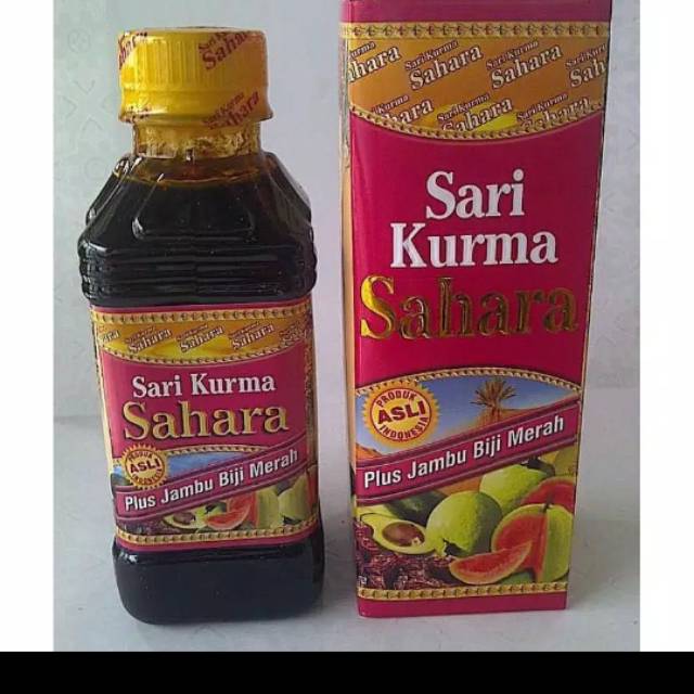 

Sari kurma Sahara plus jambu biji merah