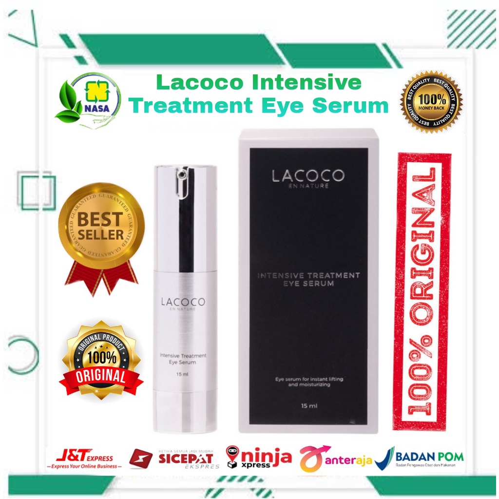 COD/LACOCO EN NATURE/LACOCO INTENSIVE TREATMENT EYE SERUM/100% ORIGINAL LACOCO EYE SERUM/EYE SERUM T