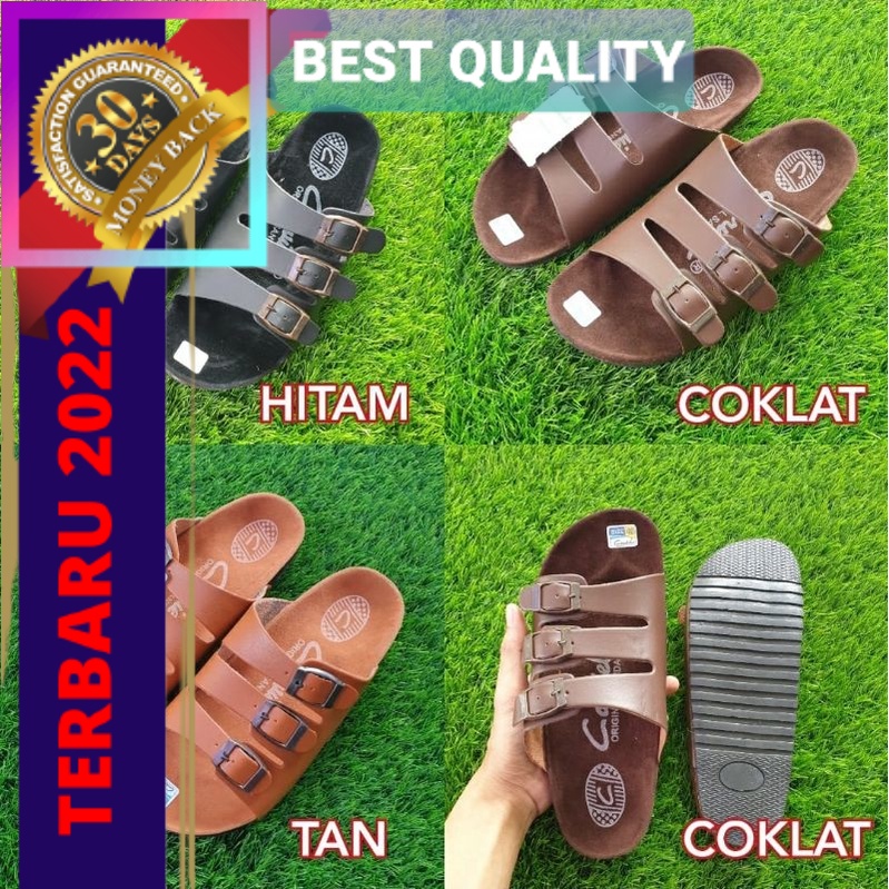 Sandal   Carvil Kulit Tali 3 / Sandal   Pria Wanita / Termurah Bayar DitempatPremium asli untuk semu