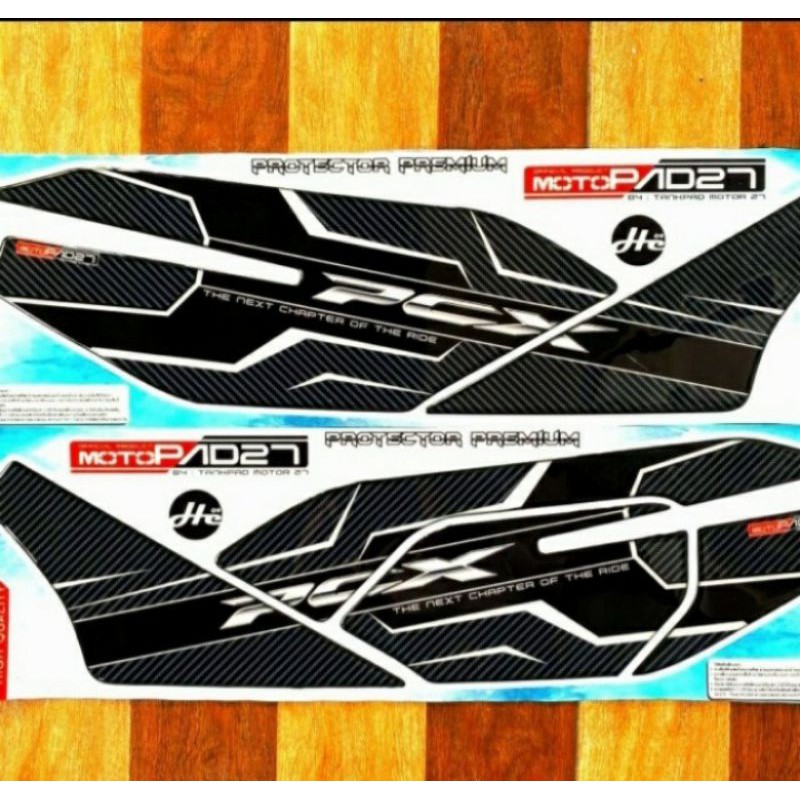 STIKER STICKER RESIN TIMBUL SIDEPAD HONDA ALL NEW PCX 160 PREMIUM