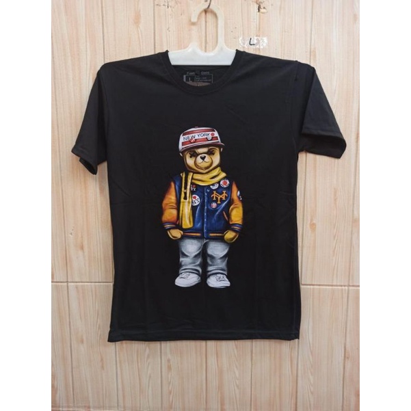 KAOS DISTRO BEAR/BERUANG TOPI SYAL LUCU KEREN