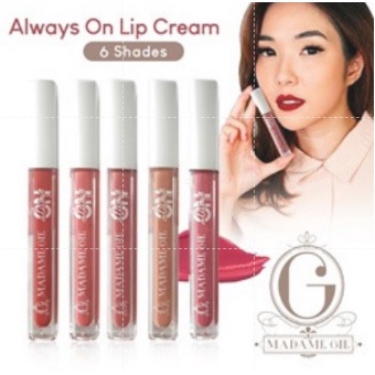 ❤ DUTALAPAK ❤ Madame Gie Always On Lip Cream BPOM | Lipcream lipstick lipstik Madamegie Gisella