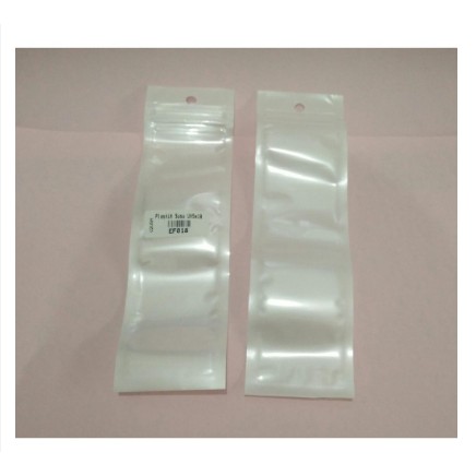  Plastik  Klip Susu 5X18 Cm ISI 100 Ziplock Putih  Packing 