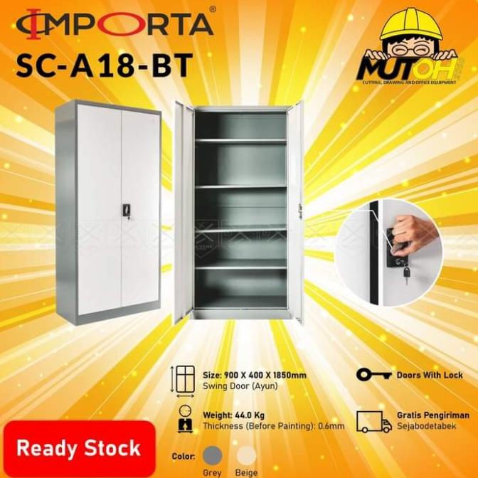 

TERBARU LEMARI ARSIP LEMARI BESI PINTU SWING IMPORTA SC-A18BT TERBAIK