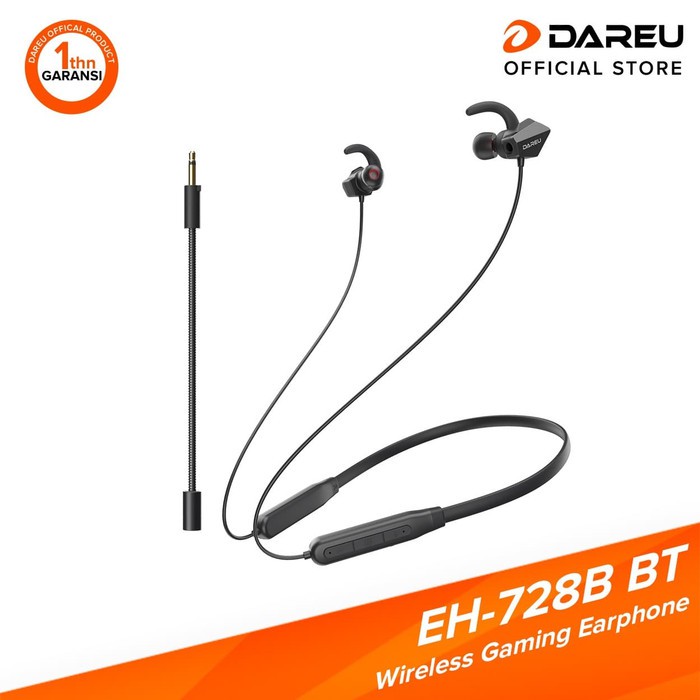 DAREU EH-728 Bluetooth Gaming Earphone Stereo Bass