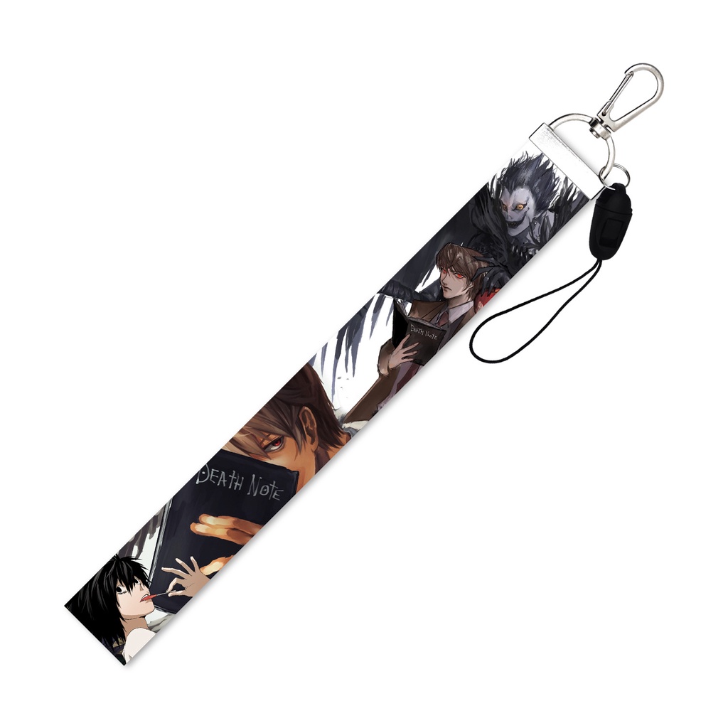 Tali lanyard Handphone Dengan Gantungan Kunci Model Death note