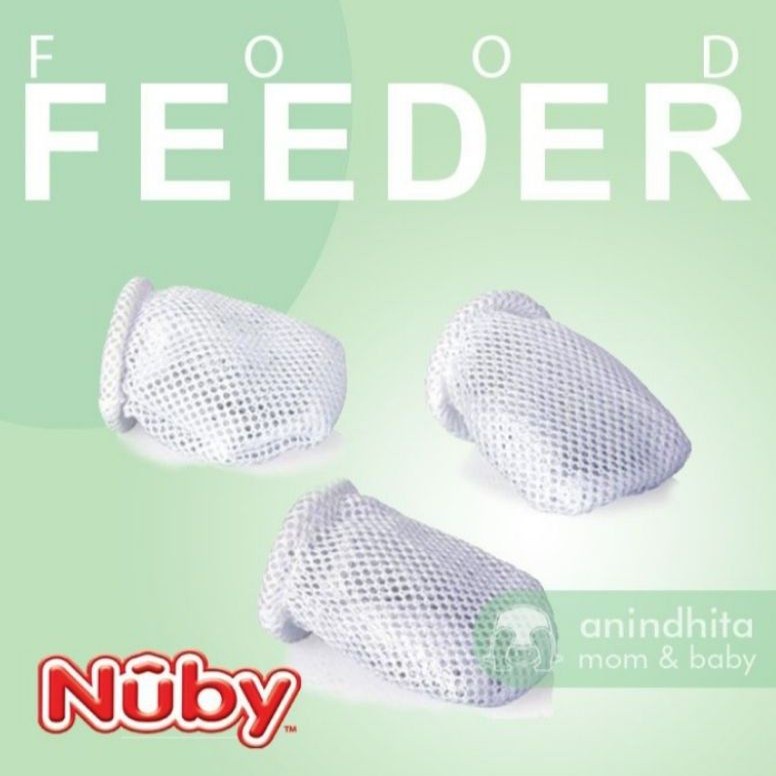 NUBY 3pcs Nibbler Net Replacement Spare Mesh Jaring Makanan