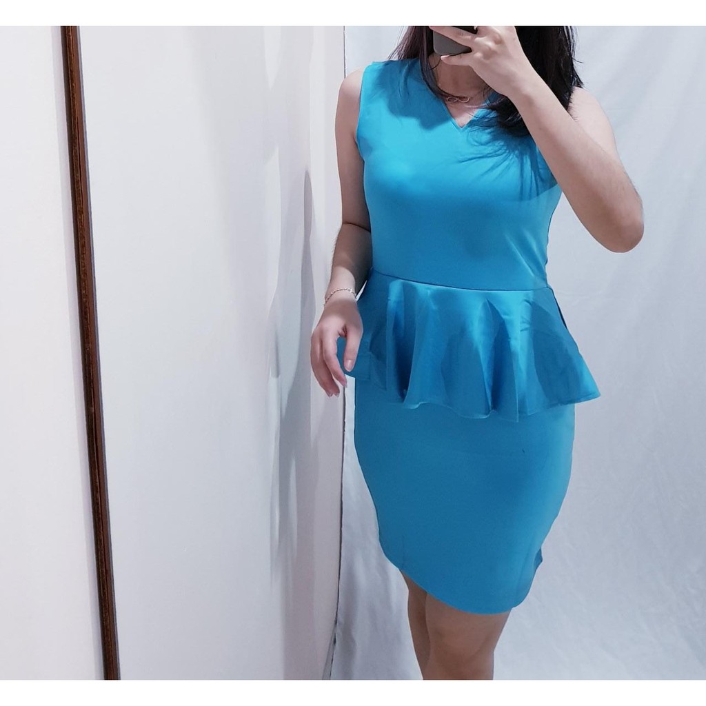 4028 peplum pres dress