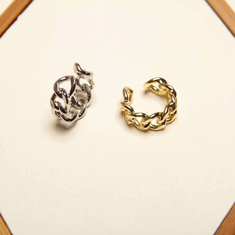 Hollow Chain Open Ring Accessories Adjusted Simple Personality