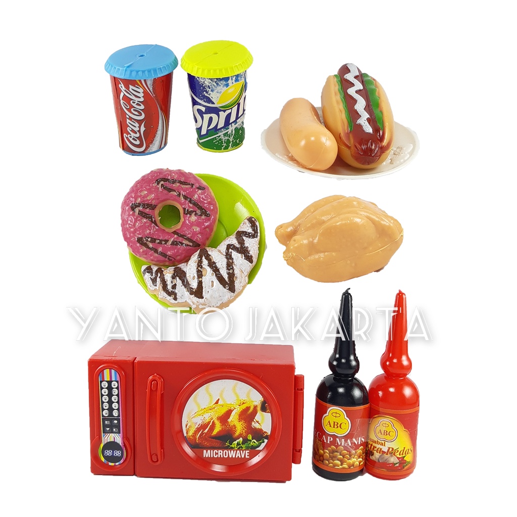 MAINAN MASAK MASAKAN DONUT HOTDOG