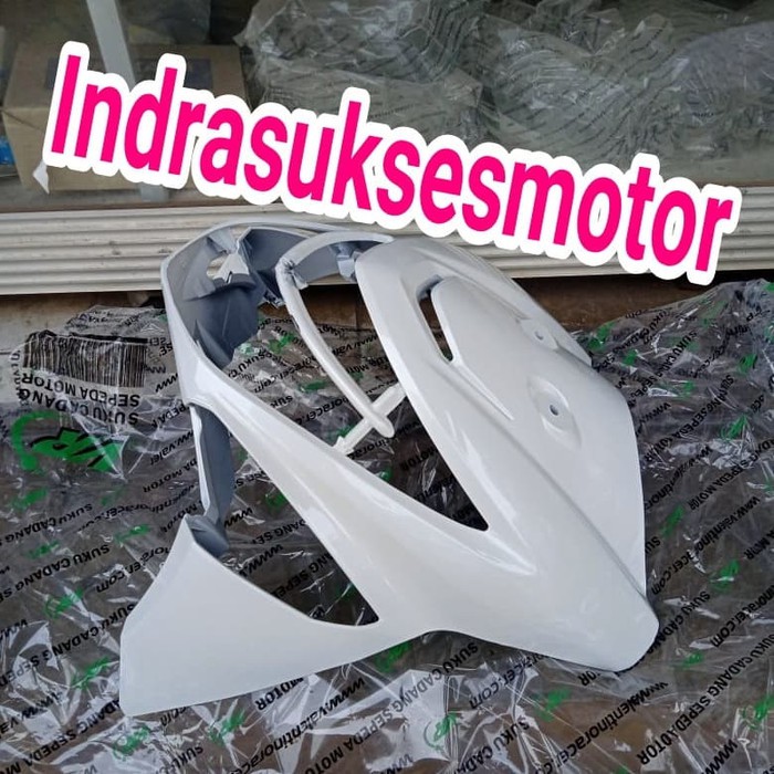 tameng dasi body depan motor beat pop putih