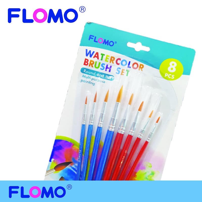 Flomo Water Colour Brush Set Mix Staedtler