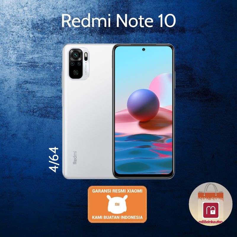 Xiaomi Redmi Note 10 Ram 4/64 Garansi Resmi Indonesia