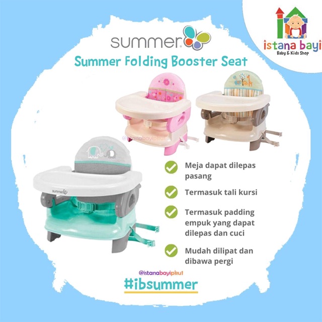 Summer infant Folded Booster seat-kursi makan bayi