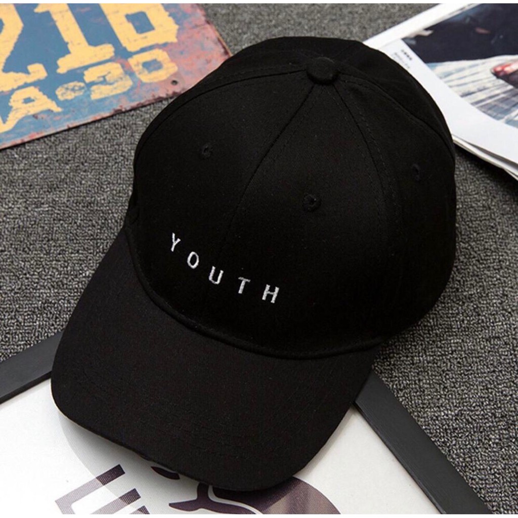 Fashion Topi Pria Wanita Fashion Musim Panas Solid Baseball Hitam Putih Bahan Canvas