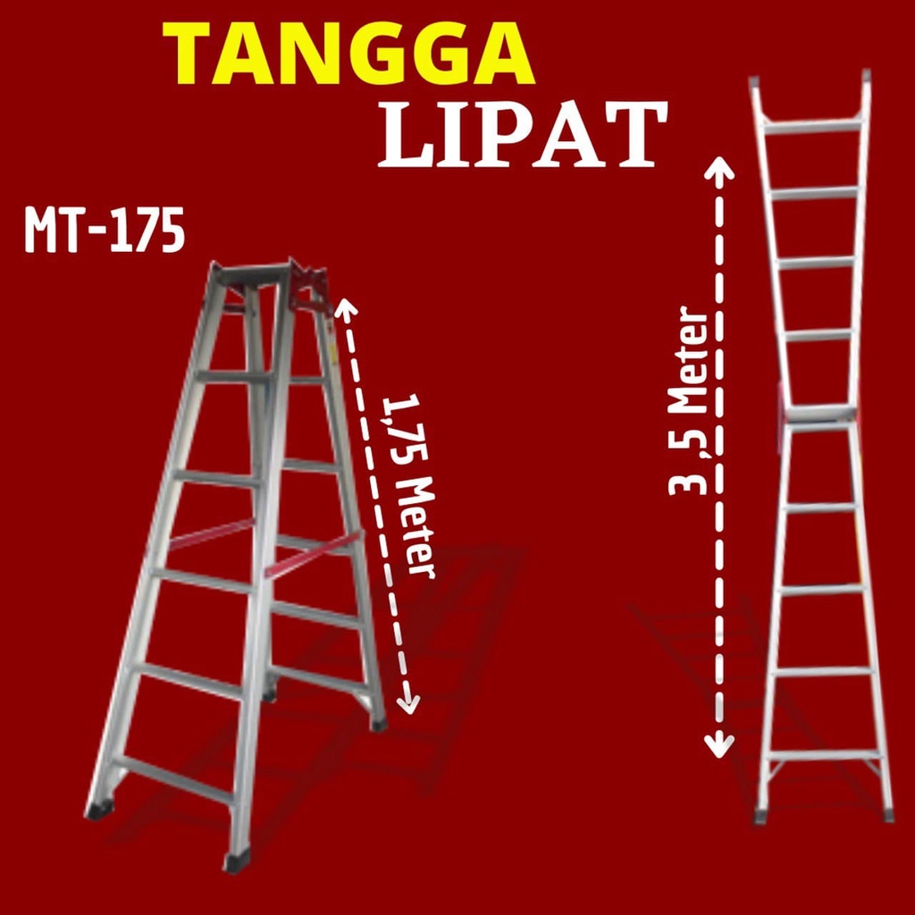 Tangga Lipat Aluminium 175 Cm MASTAH