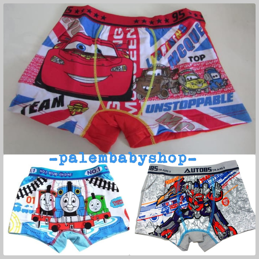 boxer boy termurah anak laki laki size s,m,l,xl