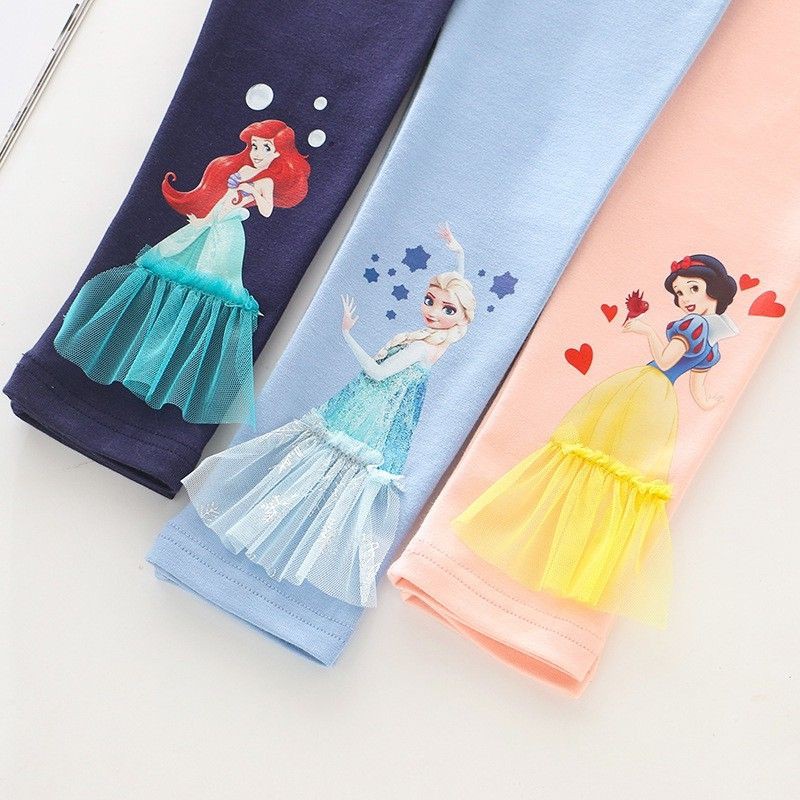 Legging Princess Anak Elsa Ariel Snow White Leging anak 3D Karakter good ok