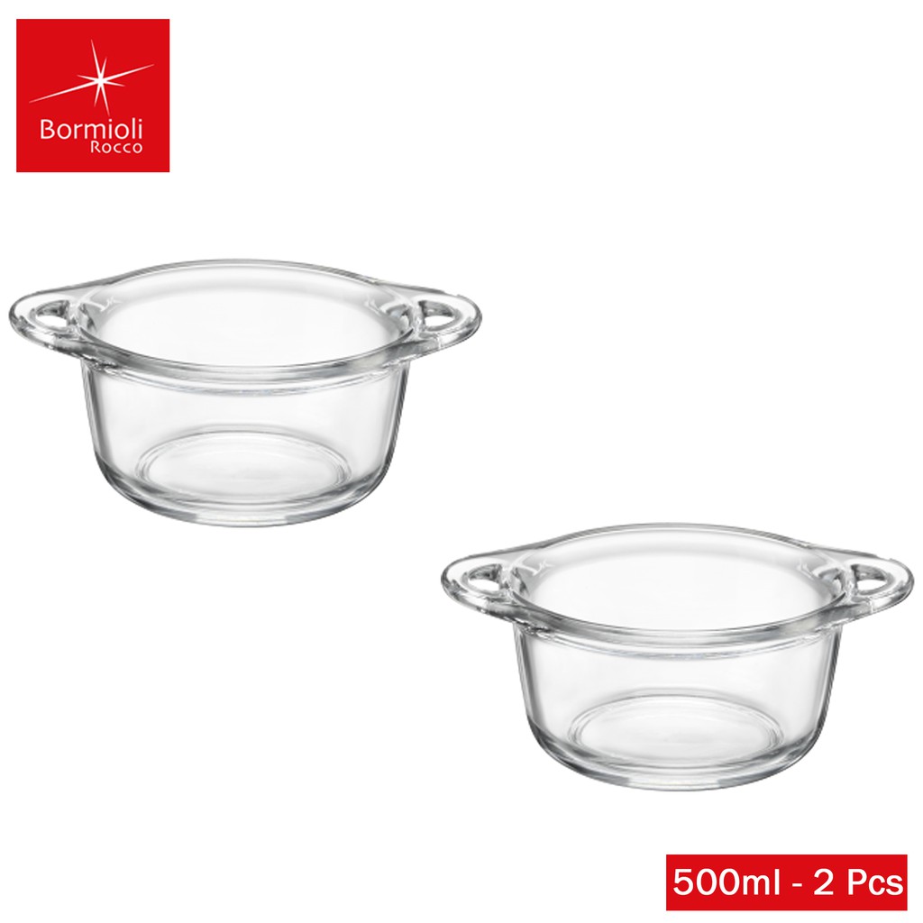Bormioli Rocco Mangkuk Buffet Casserole Pentolino 500ml 2pcs Shopee Indonesia