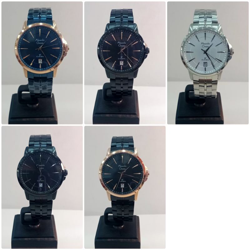 JAM TANGAN ALEXANDRE CHRISTIE COWOK 8655 MD ORIGINAL & GARANSI RESMI AC 8655 COWOK