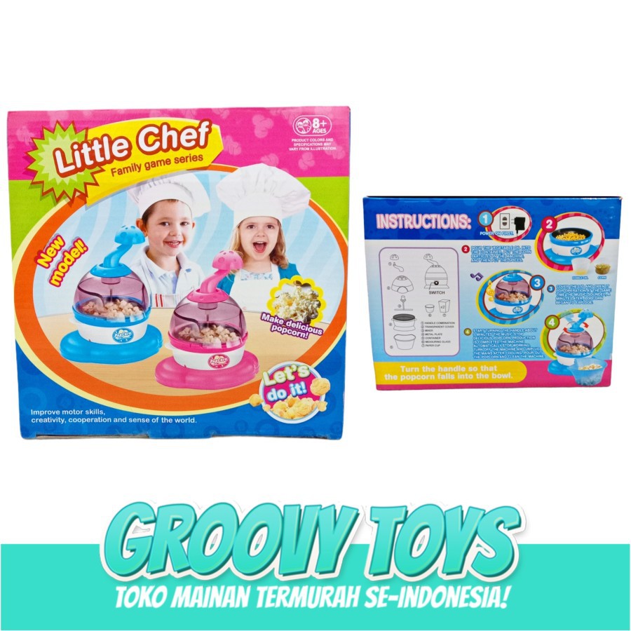 Mainan Anak Popcorn Maker Little Chef EXCLUSIVE 6616
