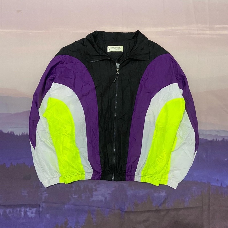 WINDBREAKER JAKET VINTAGE THRIFT COLORBLOCK