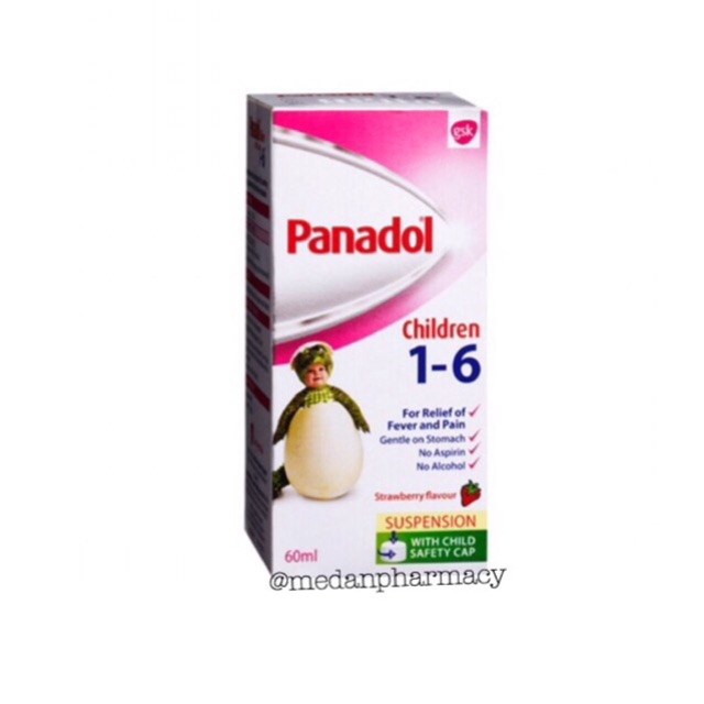 Panadol Anak  1-6 years (IMPORT MALAYSIA)