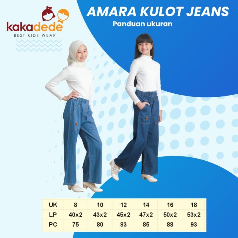 Kulot Jeans Anak Remaja 10_15 Thn