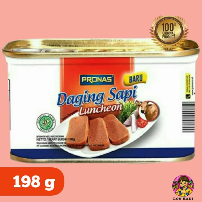 

5ds45ss Pronas Luncheon Sapi (Daging Blok Serbaguna) 198 Gram Xa20X1