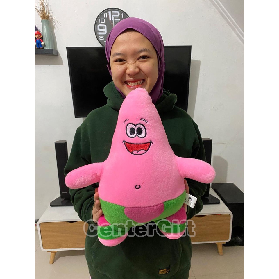 Boneka Patrick  Bahan Halus T40CM Label SNI