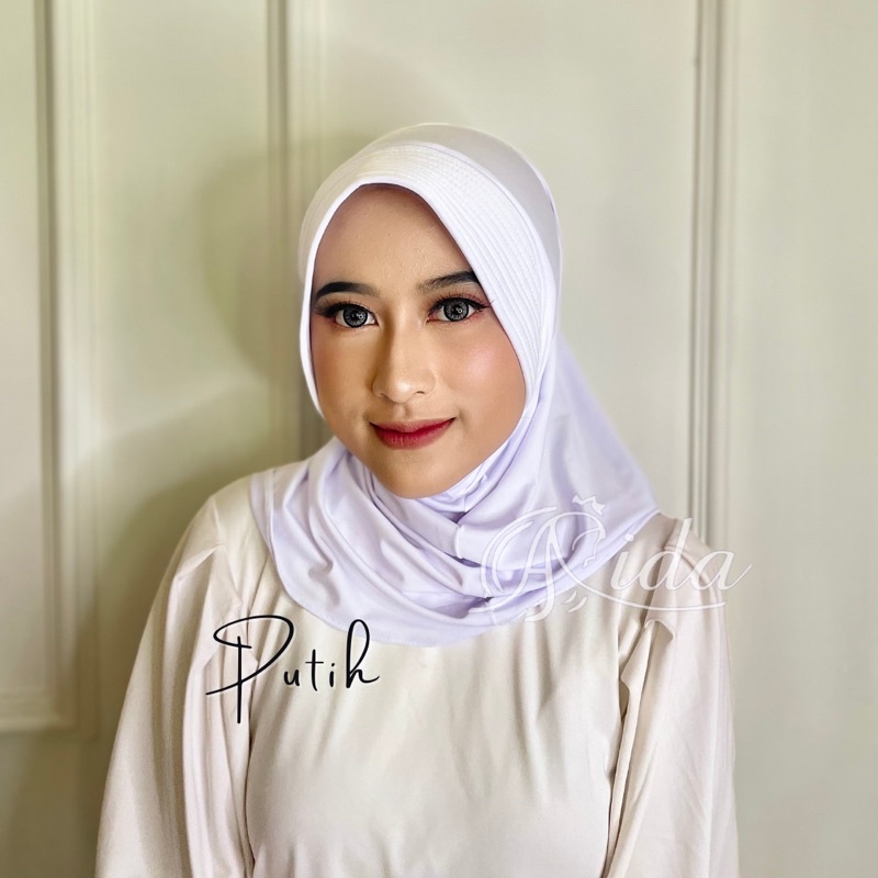 Hijab Sport Volly Premium-Putih