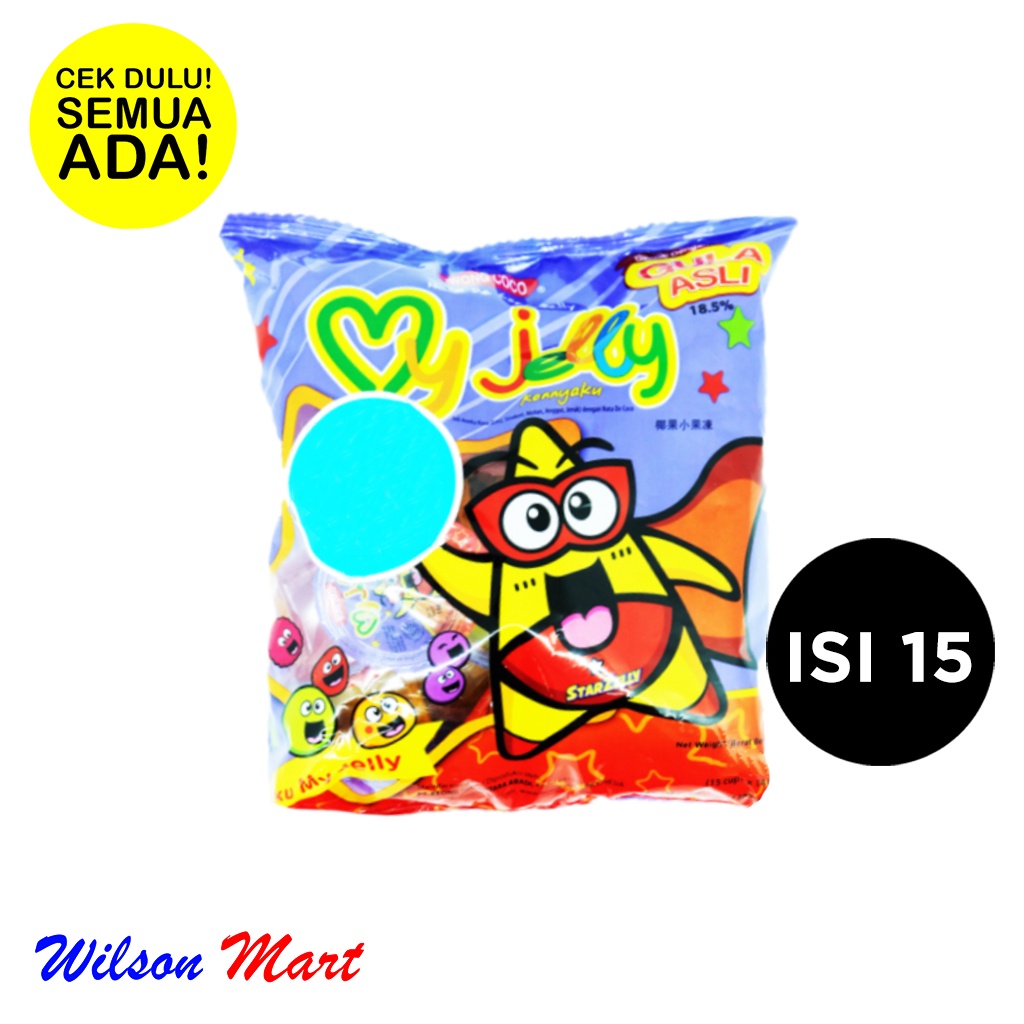 

WONG COCO MY JELLY ISI 15 CUPS X 14 GRAM 210 GRAM