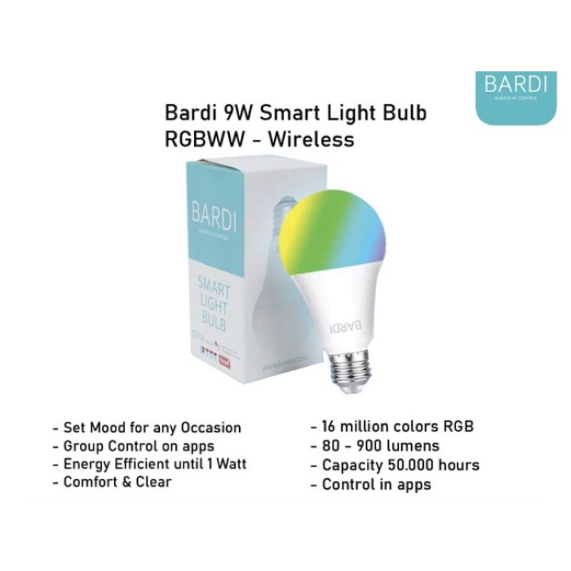 bardi smart lamp 9W