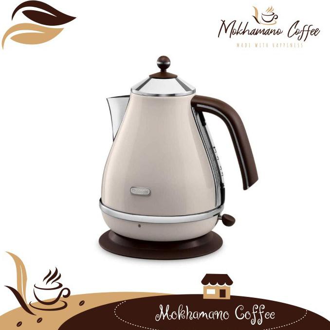 DELONGHI ICONA VINTAGE COFFEE ELECTRIC KETTLE TEKO LISTRIK KBOV2001 - Beige