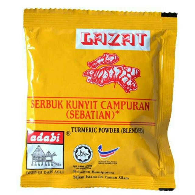 

READY STOCK Serbuk Kunyit Adabi 100 dan 30 gram EXP maret 2025