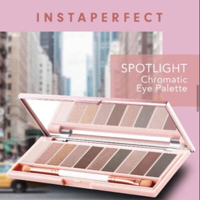 Wardah Instaperfect SPOTLIGHT Chromatic Eye Palette 10 g - Eye Shadow 10 Warna