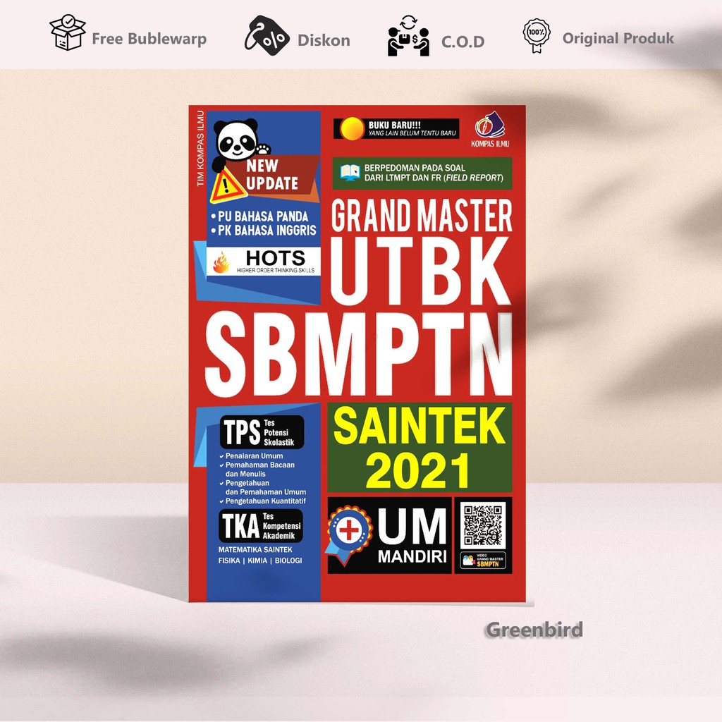 Jual Buku New Grand Master Utbk Sbmptn Saintek 2021 Original Shopee