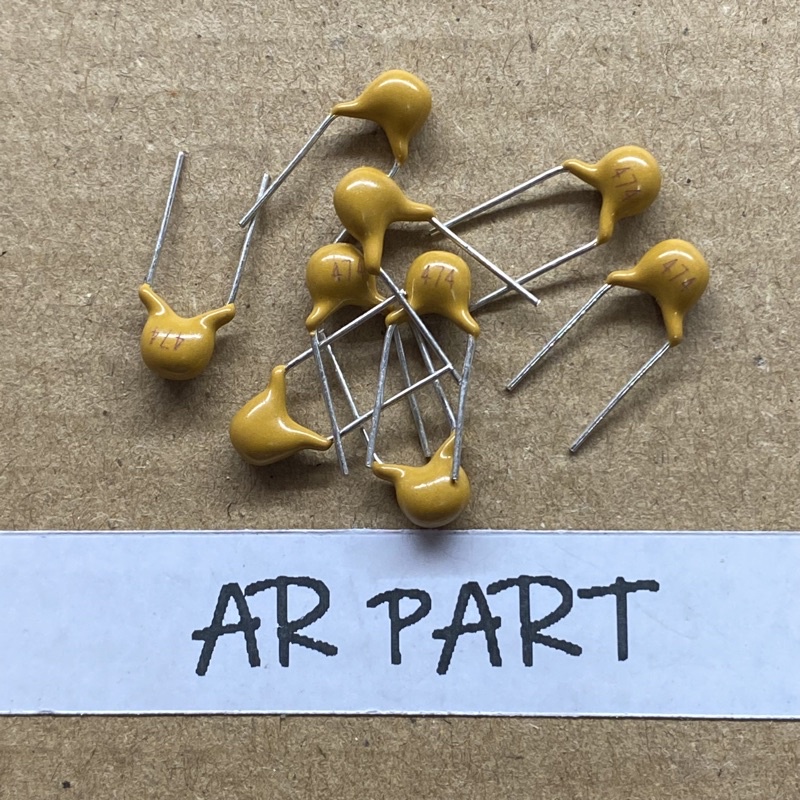 10pcs kapasitor multilayer 474 470nf 50v