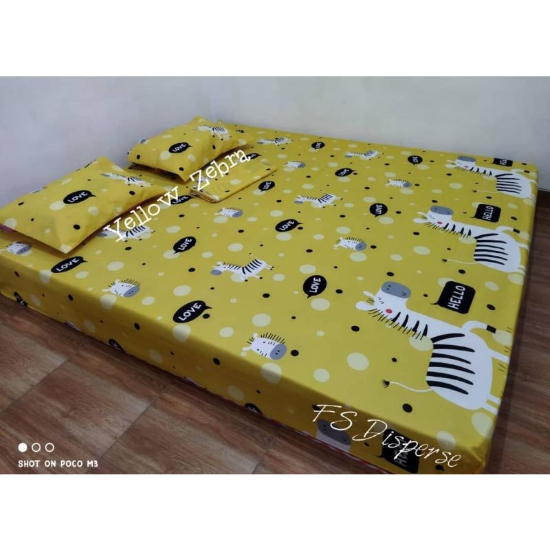 Sprei Yellow Zebra