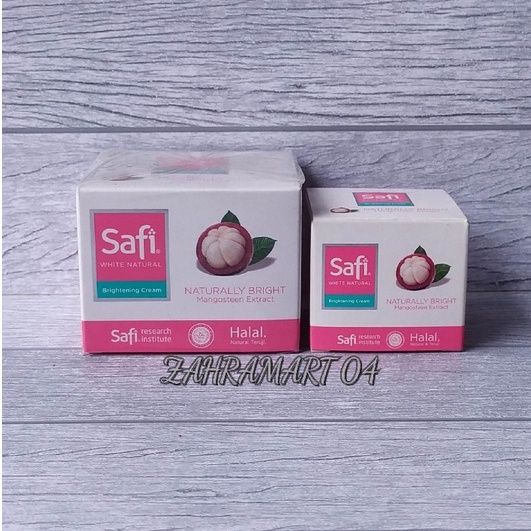 SAFI White Natural Bright Cream Mangosreen Extract 20 gr | 45 gr Perawatan Wajah