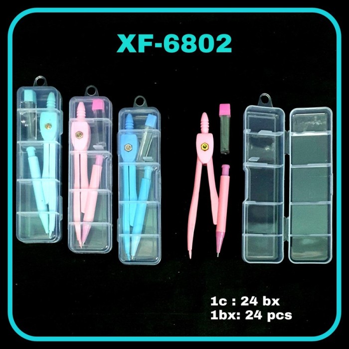 

Jangka Set/Jangka Sekolah/Math Set/Geometry/Pengukur Jarak Lingkar - XF-6802