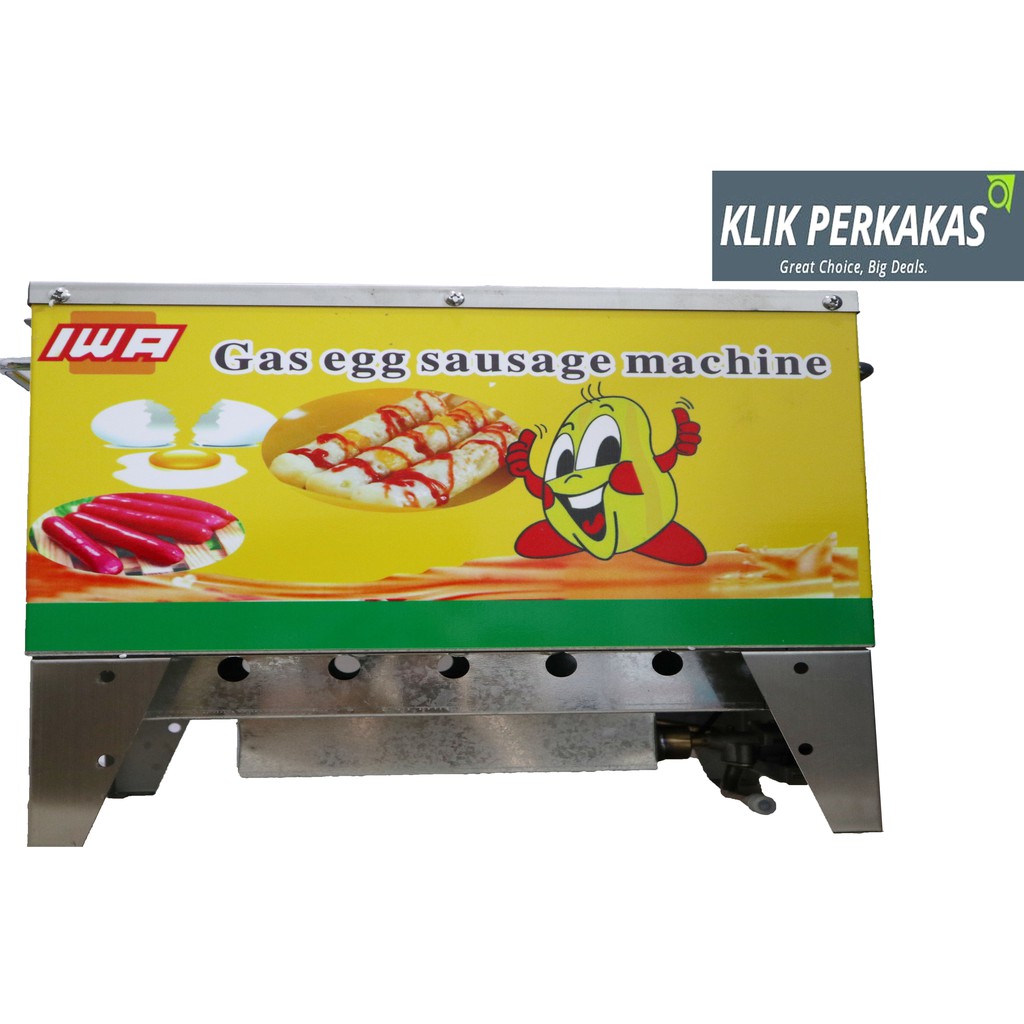 Gas Egg Sausage Machine IWA 10 roll