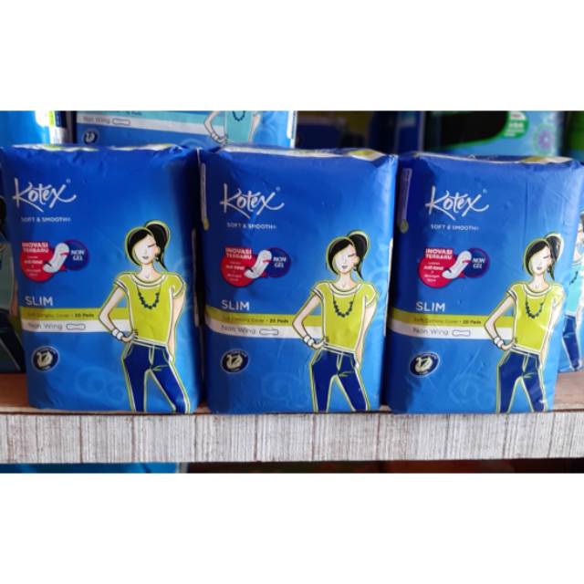 Kotex Slim non wing 20pads
