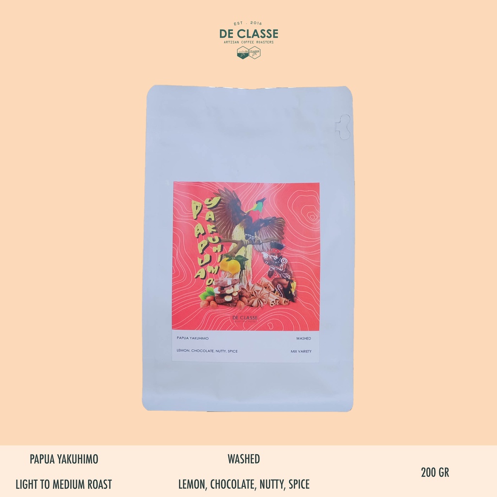 

SPECIALTY KOPI ARABIKA PAPUA V60 200 GRAM BIJI ATAU BUBUK KOPI LIGHT ROAST / FILTER ROAST