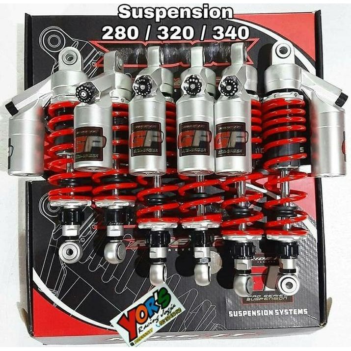 Promo Suspension Ride It GP 277 double click size 280 320 340 warna merah  Berkualitas